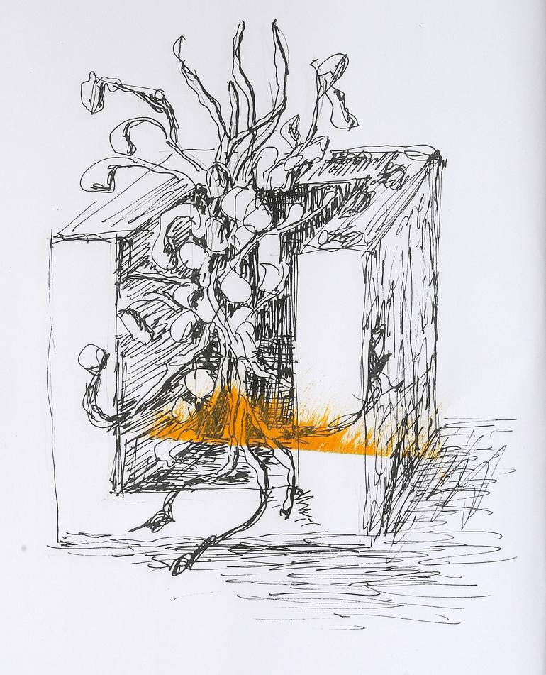 Original Figurative Garden Painting by Claudio Köppel