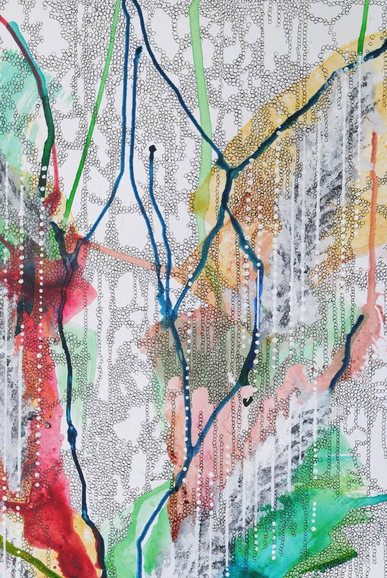 Original Abstract Painting by Claudio Köppel