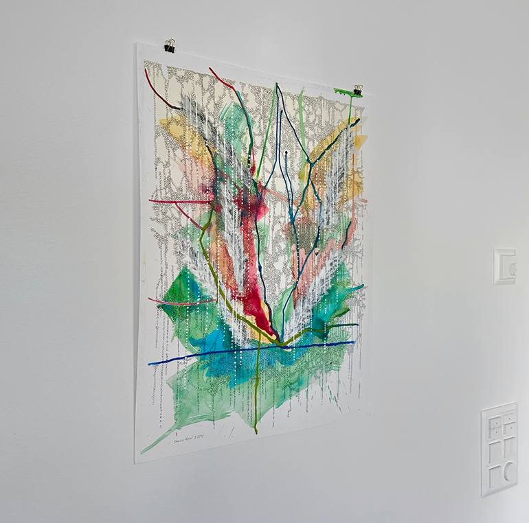 Original Abstract Painting by Claudio Köppel