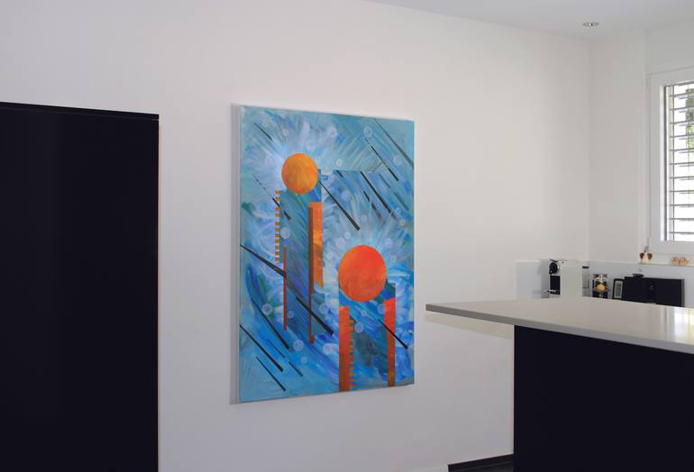Original Abstract Nature Painting by Claudio Köppel