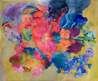 Original Abstract Expressionism Nature Paintings by Irina Rosenfeldt