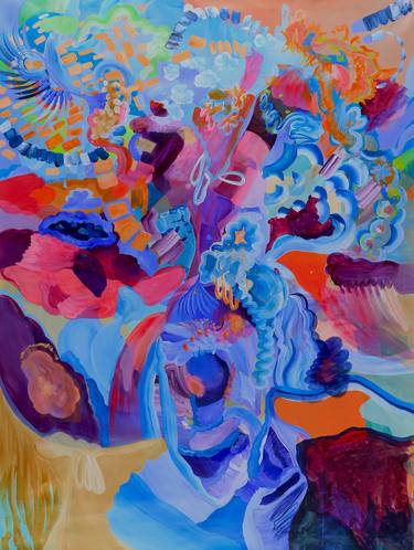 Print of Expressionism Fantasy Paintings by Irina Rosenfeldt