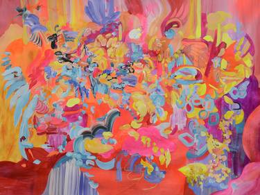 Print of Abstract Expressionism Fantasy Paintings by Irina Rosenfeldt