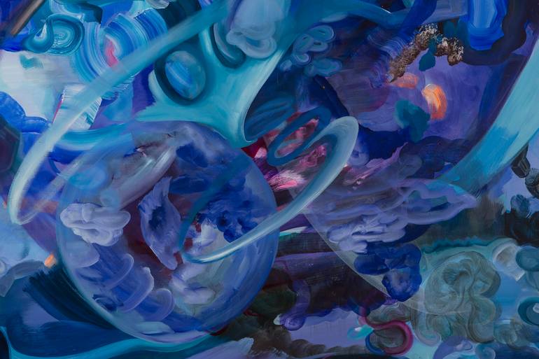 Original Abstract Expressionism Other Painting by Irina Rosenfeldt