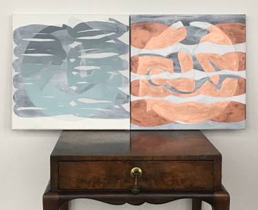 Original Abstract Paintings by Nathalie Detsch Southworth