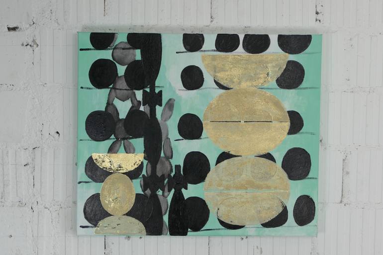 Original Abstract Expressionism Abstract Painting by Nathalie Detsch Southworth