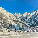 Sun-Lit and Snow-Kissed in Klosters, Switzerland by Amanda Jane West