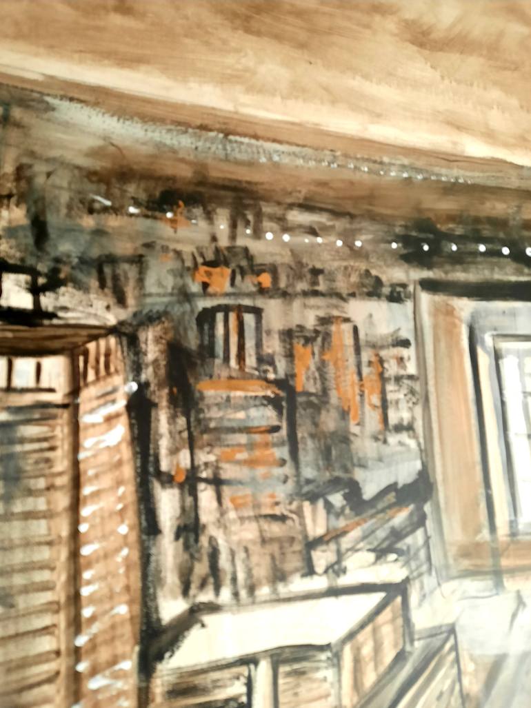 Original Dada Cities Painting by Atelier Cervino