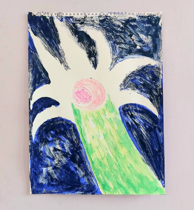 Original Abstract Painting by Kriss W