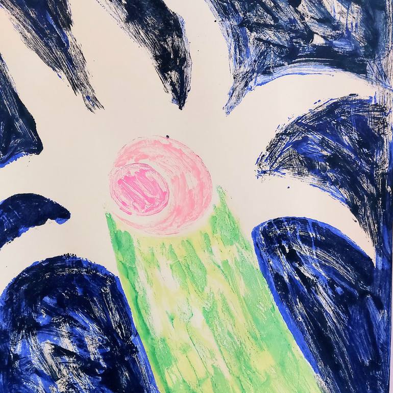 Original Abstract Painting by Kriss W