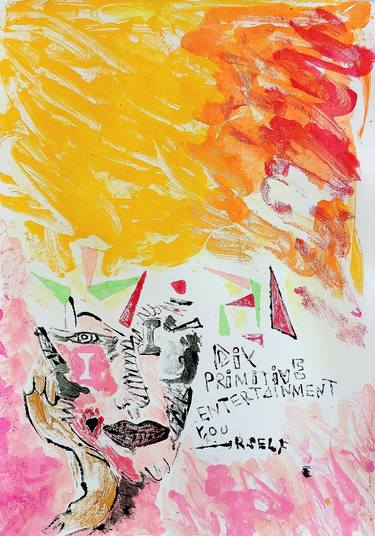Original Figurative Abstract Painting by Kriss W