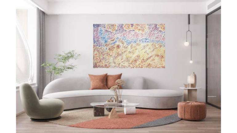 Original Abstract Expressionism Abstract Painting by Kriss W