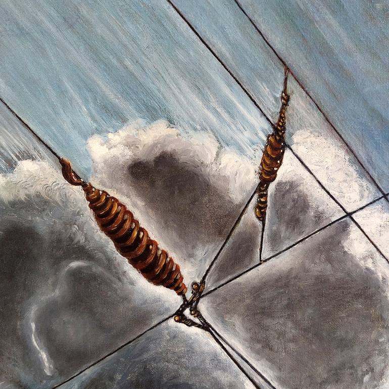 Original Conceptual Landscape Painting by Kriss W