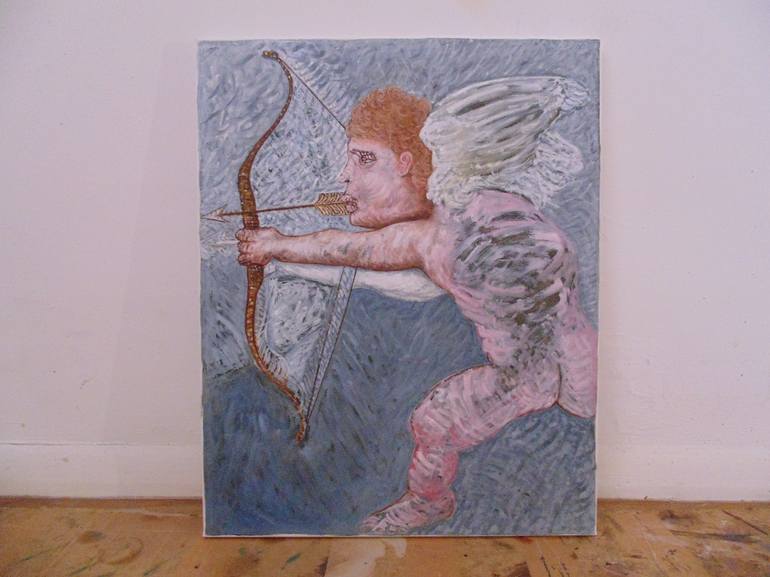 Original Classical mythology Painting by KRISS W