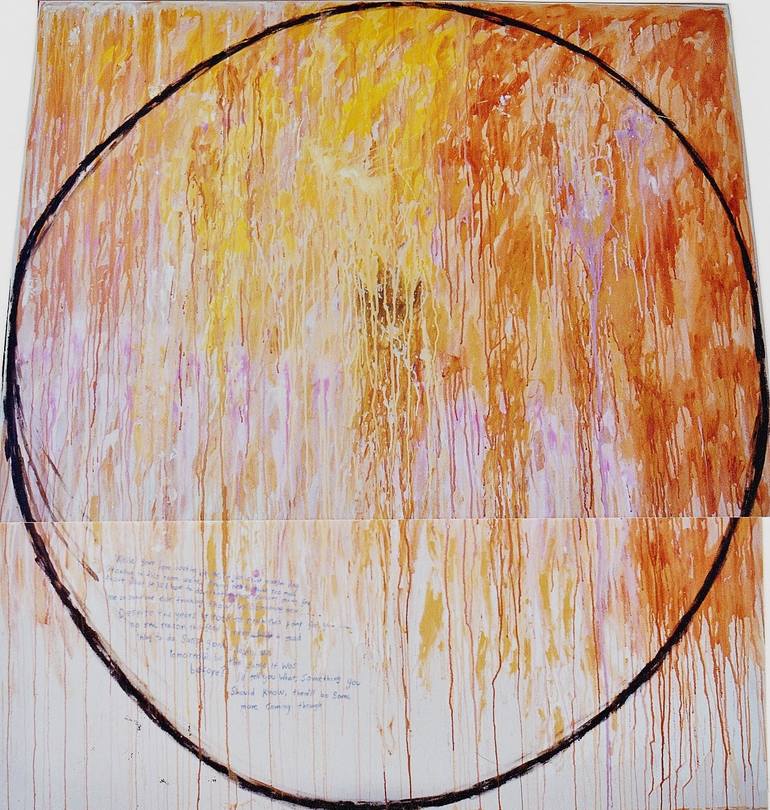 Original Conceptual Abstract Painting by Kriss W