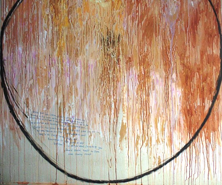 Original Conceptual Abstract Painting by Kriss W