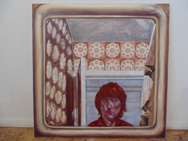 Original Conceptual Abstract Painting by Kriss W