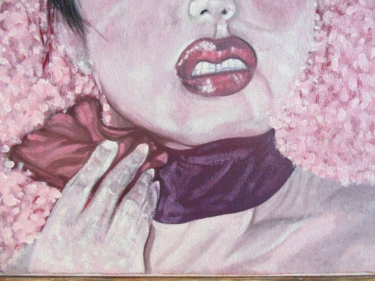 Original Portrait Painting by KRISS W