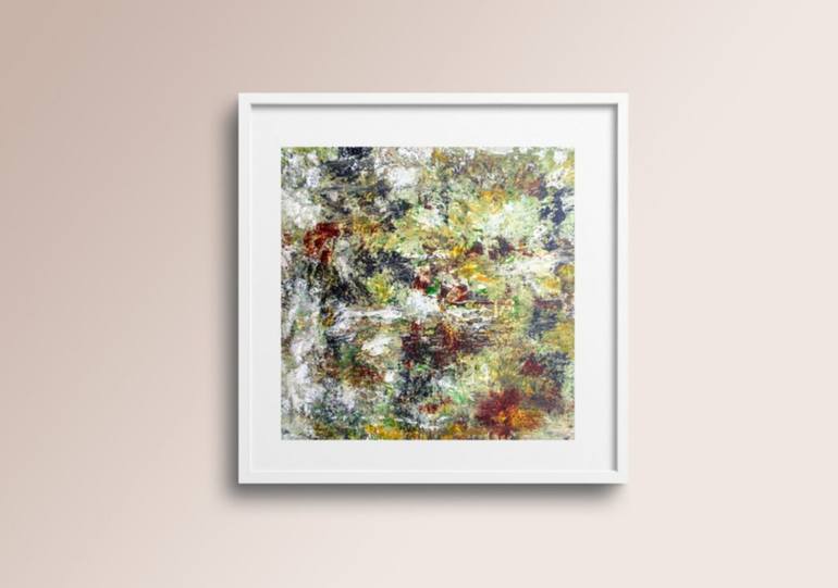 Original Conceptual Abstract Painting by KRISS W