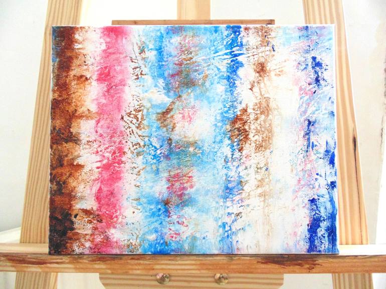 Original Conceptual Abstract Painting by KRISS W