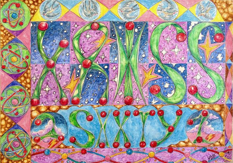 Kriss:ATOMGRAF Drawing by KRISS W | Saatchi Art Kriss:ATOMGRAF Drawing