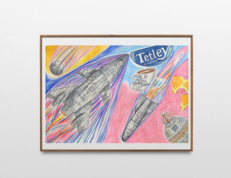 Original Abstract Pop Culture/Celebrity Drawing by Kriss W