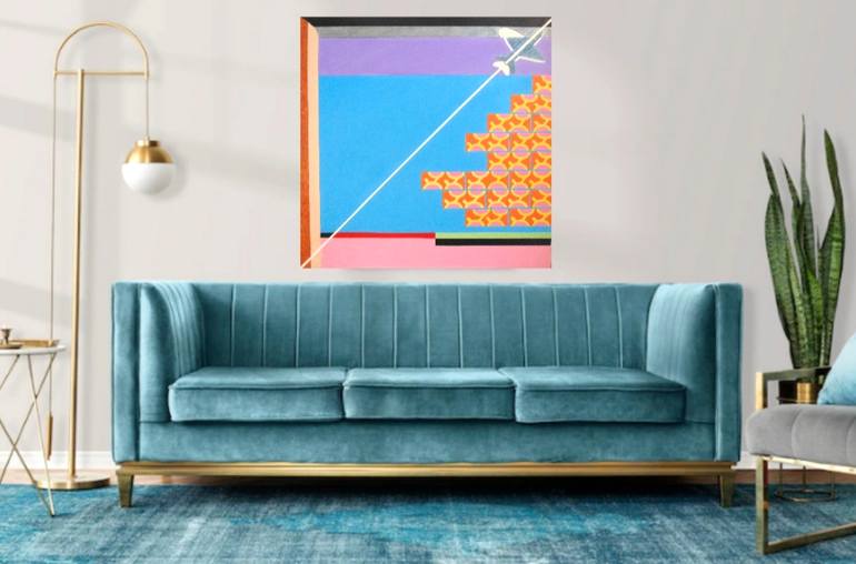 Original Conceptual Abstract Painting by Kriss W
