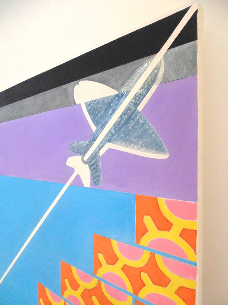 Original Conceptual Abstract Painting by Kriss W
