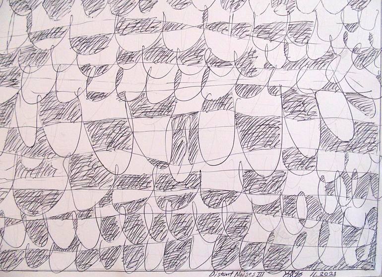 Original Abstract Drawing by KRISS W