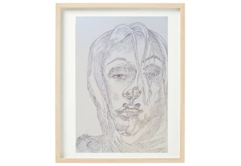 Original Conceptual Pop Culture/Celebrity Drawing by Kriss W