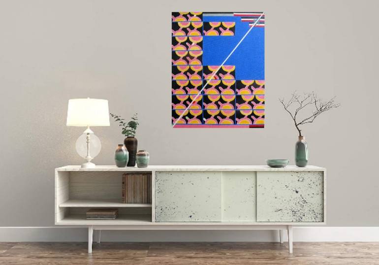 Original Pop Art Abstract Painting by KRISS W