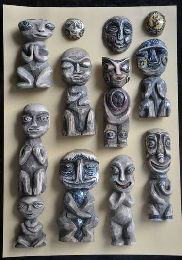 Original Men Sculpture by Azarii Gorchakov