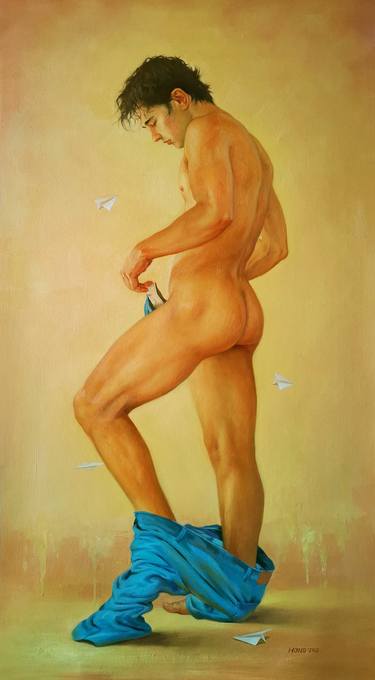 Original Nude Paintings by Hongtao Huang