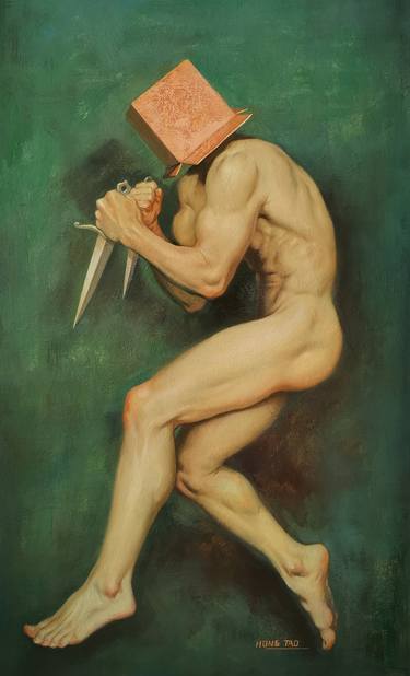 Original Classicism Nude Paintings by Hongtao Huang