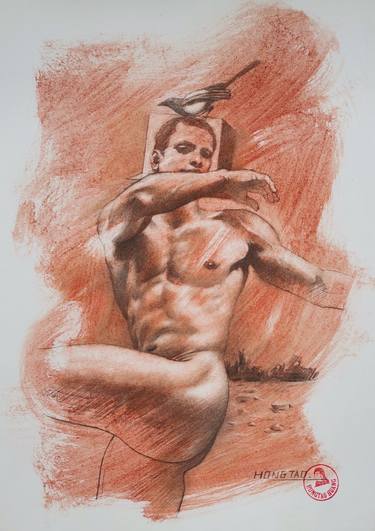 Original Illustration Nude Drawings by Hongtao Huang