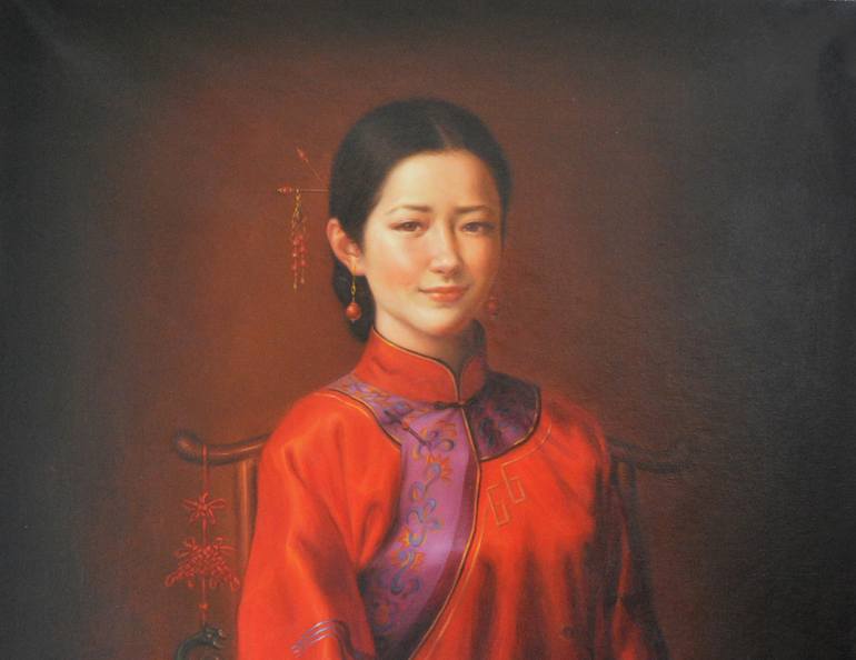 Original Portrait Painting by Hongtao Huang