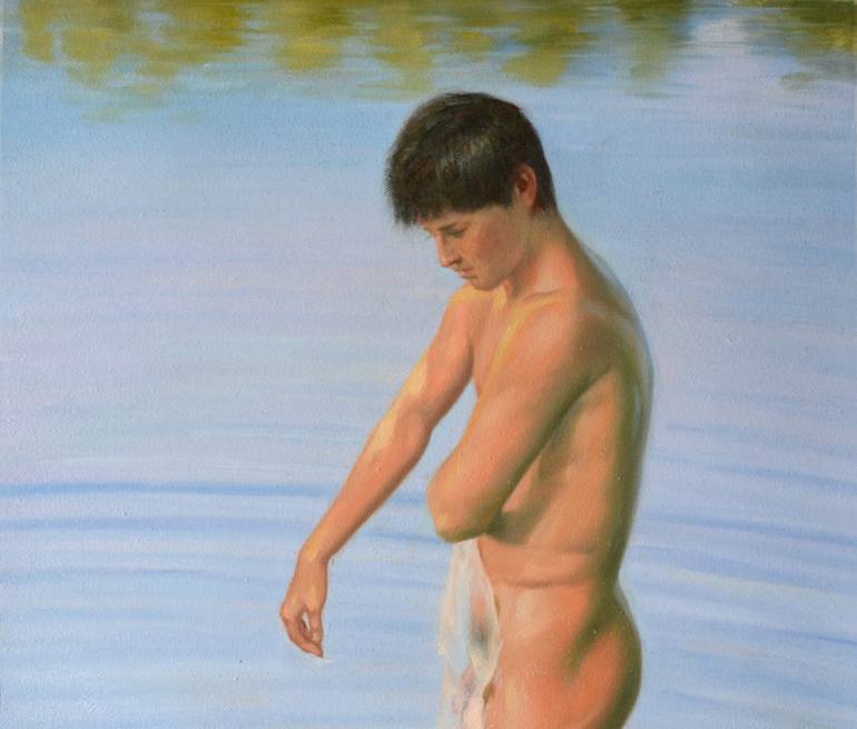 Original Other Nude Painting by Hongtao Huang