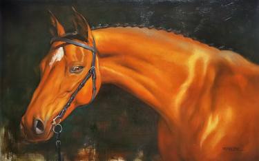 Oil painting animal artwork-Horse thumb