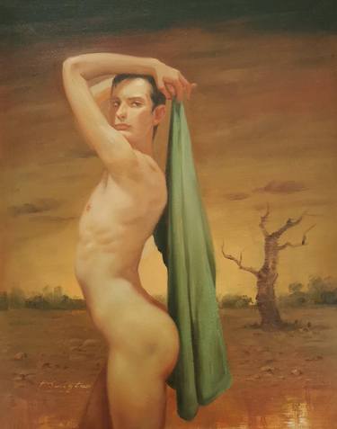 Original Fine Art Nude Paintings by Hongtao Huang