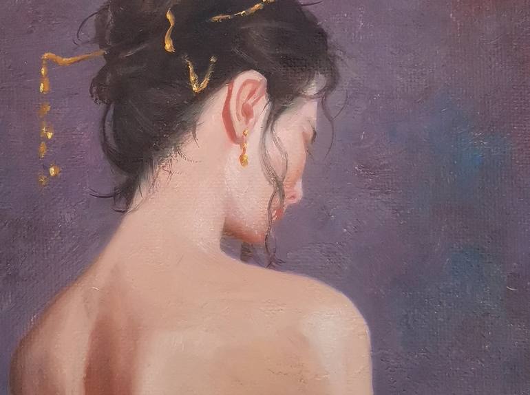 Original Portrait Painting by Hongtao Huang