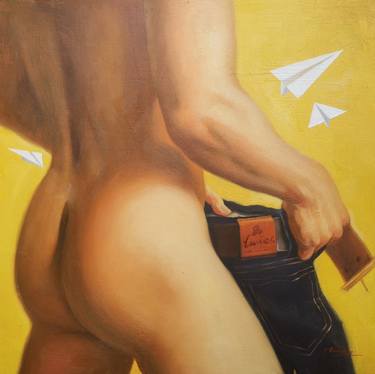 Print of Nude Paintings by Hongtao Huang