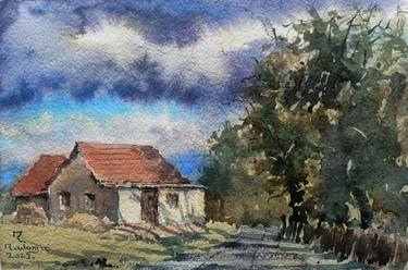 Original Impressionism Landscape Painting by Zoran Radonjic