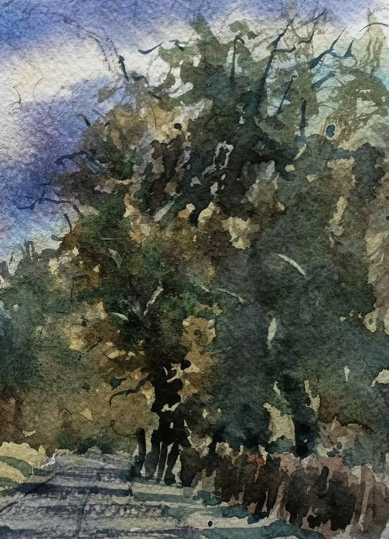 Original Impressionism Landscape Painting by Zoran Radonjic