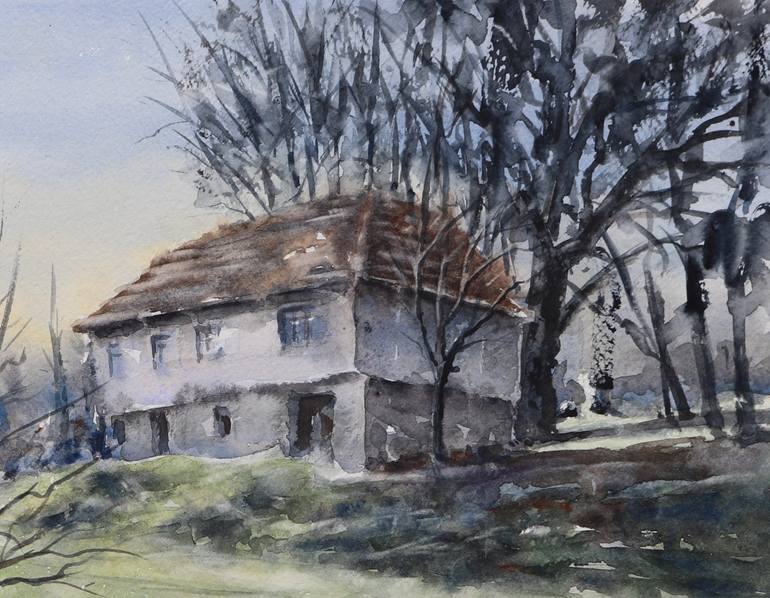 Original Impressionism Landscape Painting by Zoran Radonjic