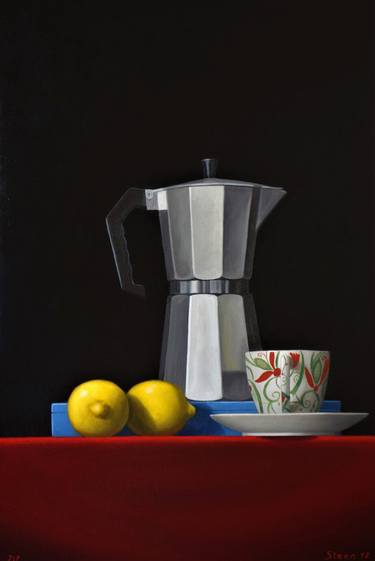 Print of Realism Still Life Paintings by Erling Steen