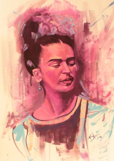 Original Portrait Painting by Bruno Freitas Martins