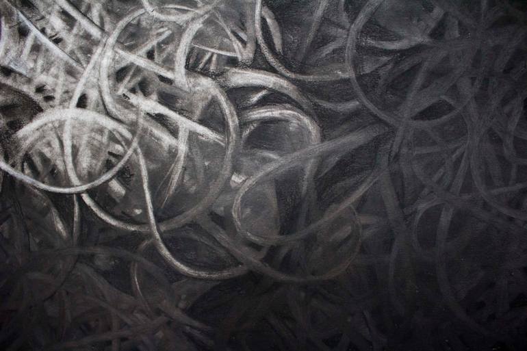 Original Fine Art Abstract Drawing by Teodora Ionescu