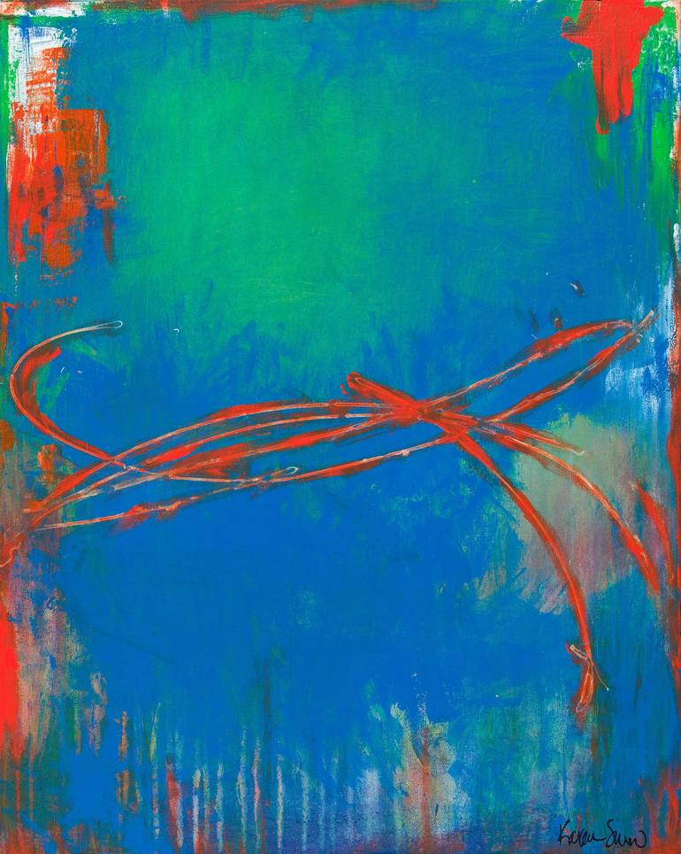 Cosmic Painting by Karen Snow Saatchi Art