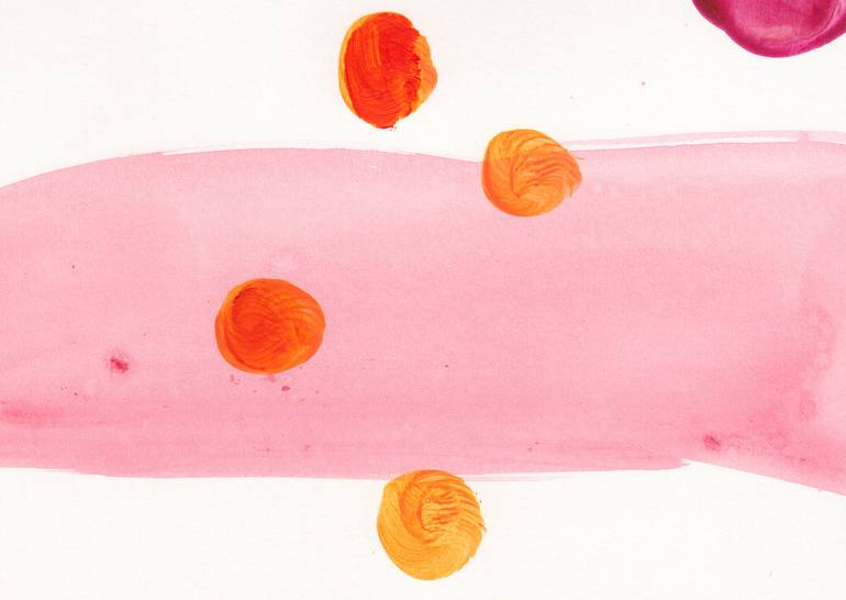 Original Abstract Expressionism Abstract Painting by Lily Bonnes