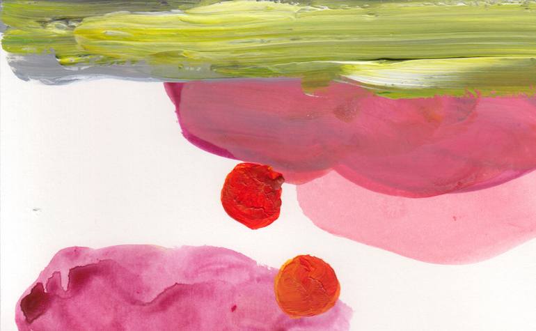 Original Abstract Expressionism Abstract Painting by Lily Bonnes